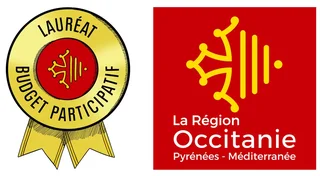 Logo Lauréat du Budget Participatif de la Région Occitanie